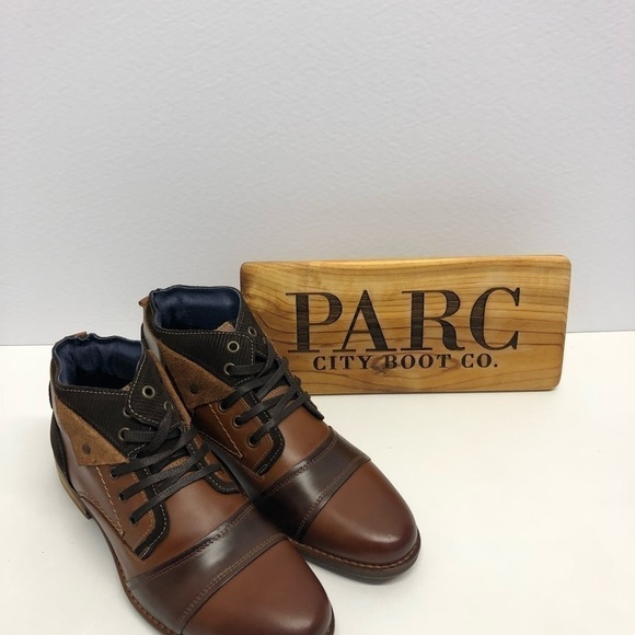Parc ankle shoe boot leather cognac - Picture 2 of 2